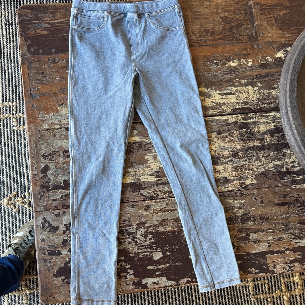 Zara Light Blue Denim Pants